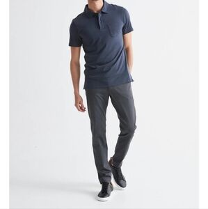 DU/ER Smart Stretch Slim Trouser Pant Charcoal 30/32 NWT